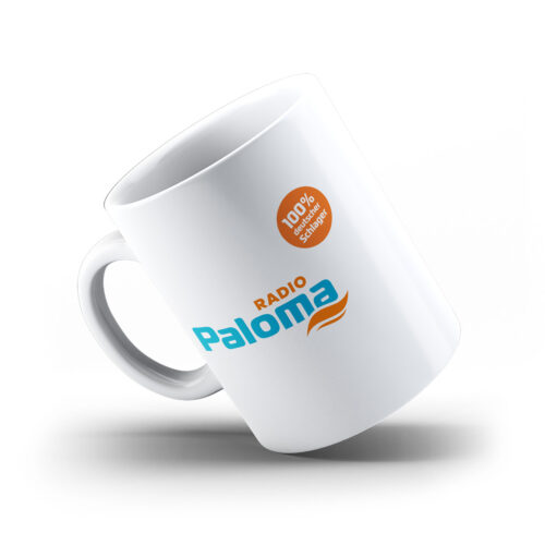 Radio Paloma Tasse Keiner ist schlagerfrei