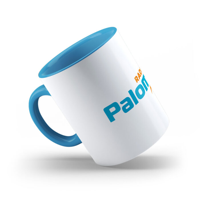 2farbige Tasse Radio Paloma 100% deutscher Schlager