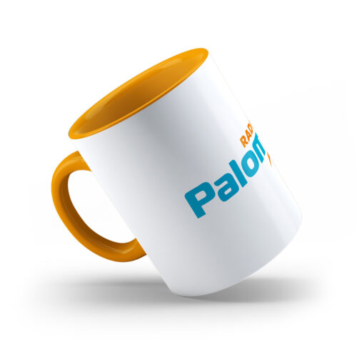 2farbige Tasse Radio Paloma 100% deutscher Schlager