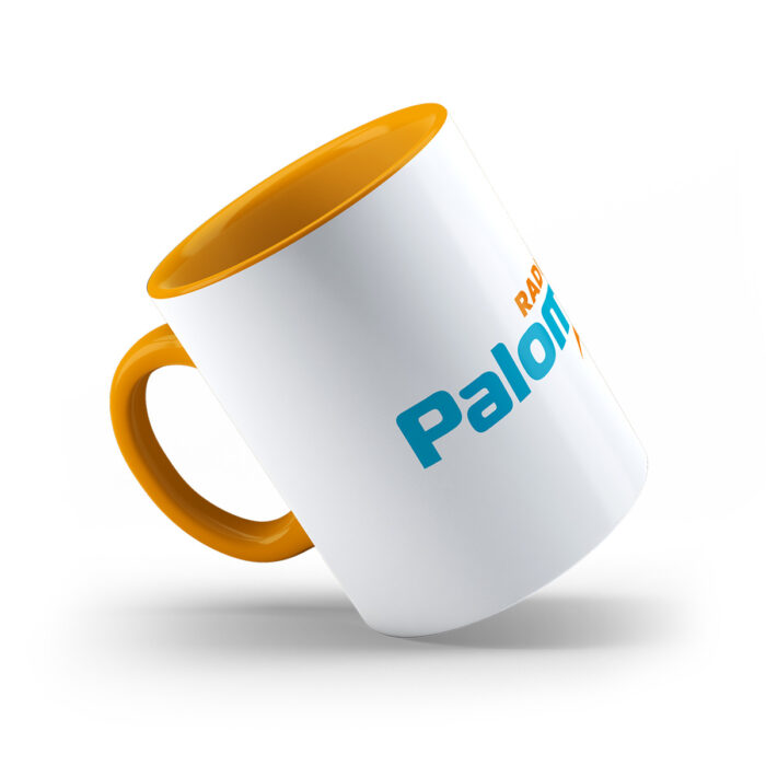 2farbige Tasse Radio Paloma 100% deutscher Schlager