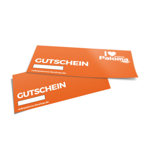 Radio Paloma Fanshop Gutschein